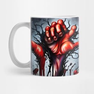 scary hand Mug